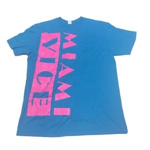 Vintage Miami Vice Soft Spun Shirt Made In USA